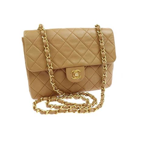 chanel crossbody bag beige.